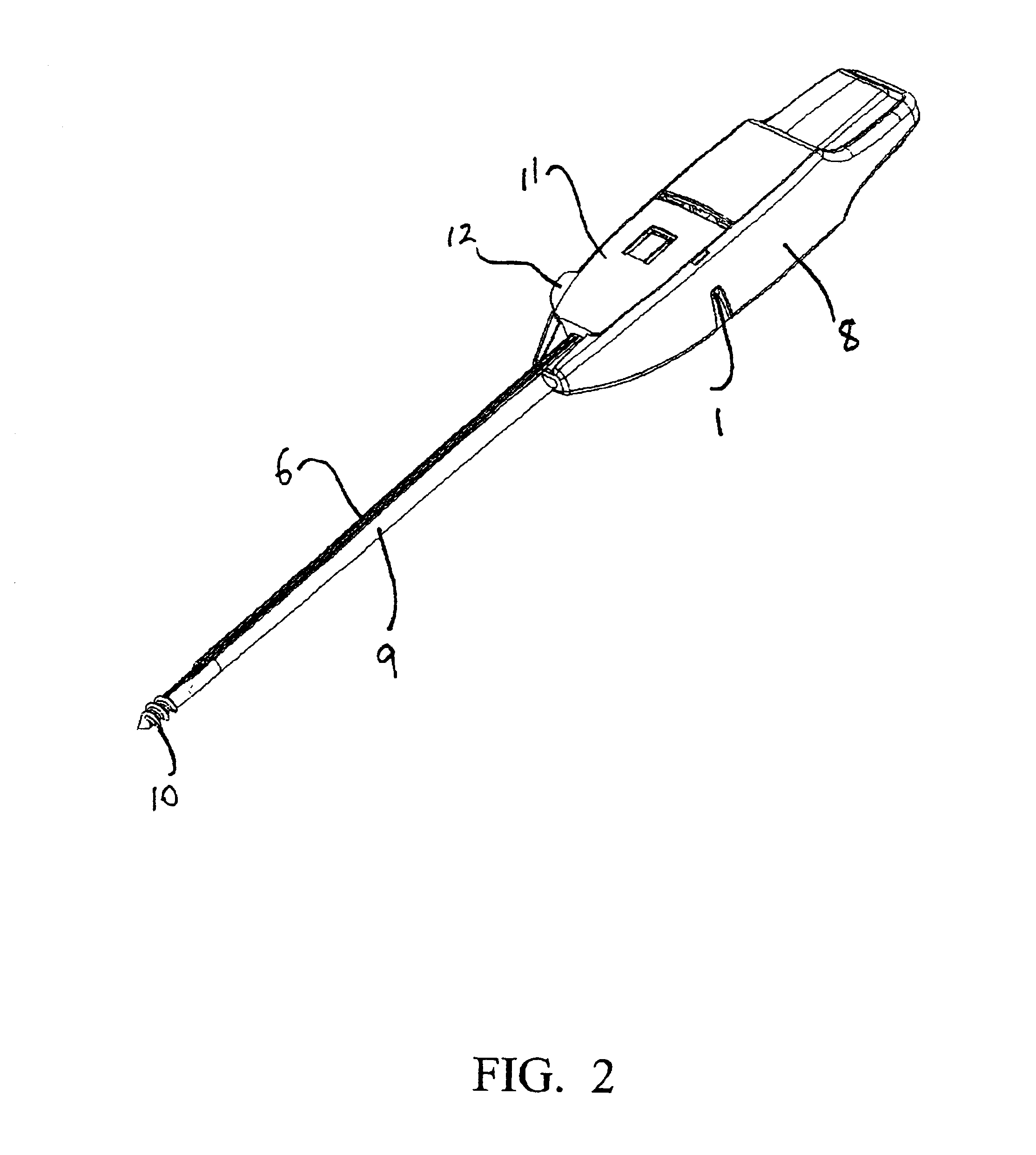 Device for inserting surgical implants