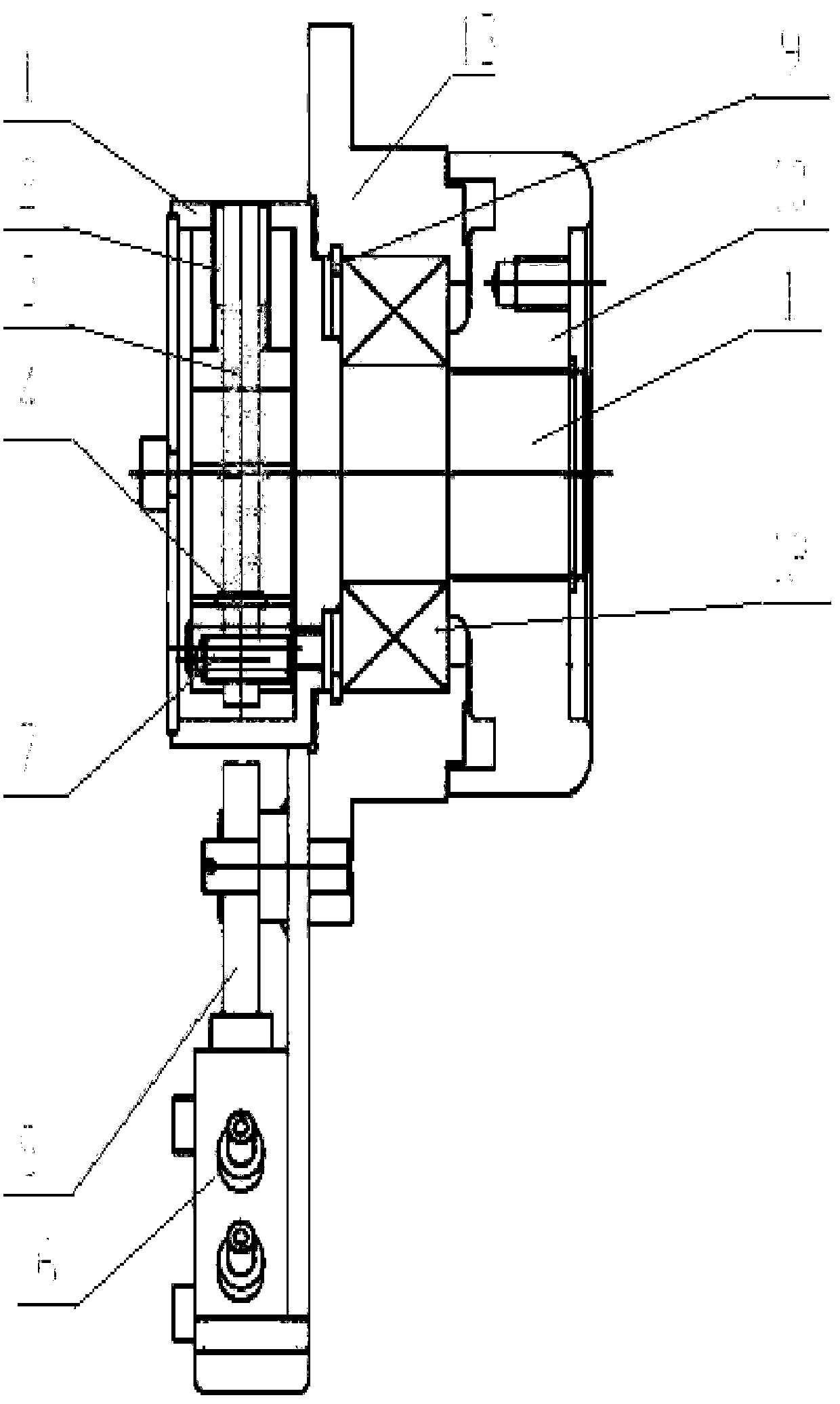 A mechanical overspeed protection device