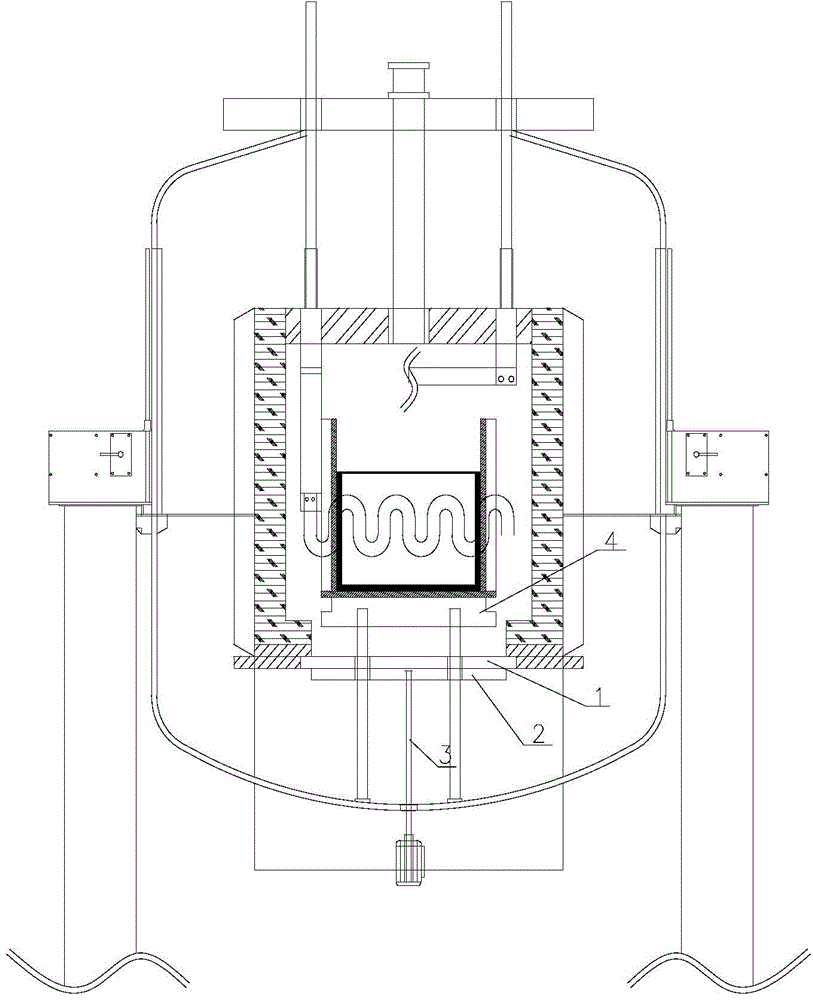 Polycrystalline ingot furnace and directional solidification device and polycrystalline ingot method thereof