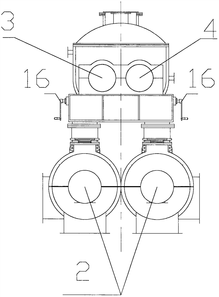 Medium-liquid-content oil sludge cracking treatment device and process