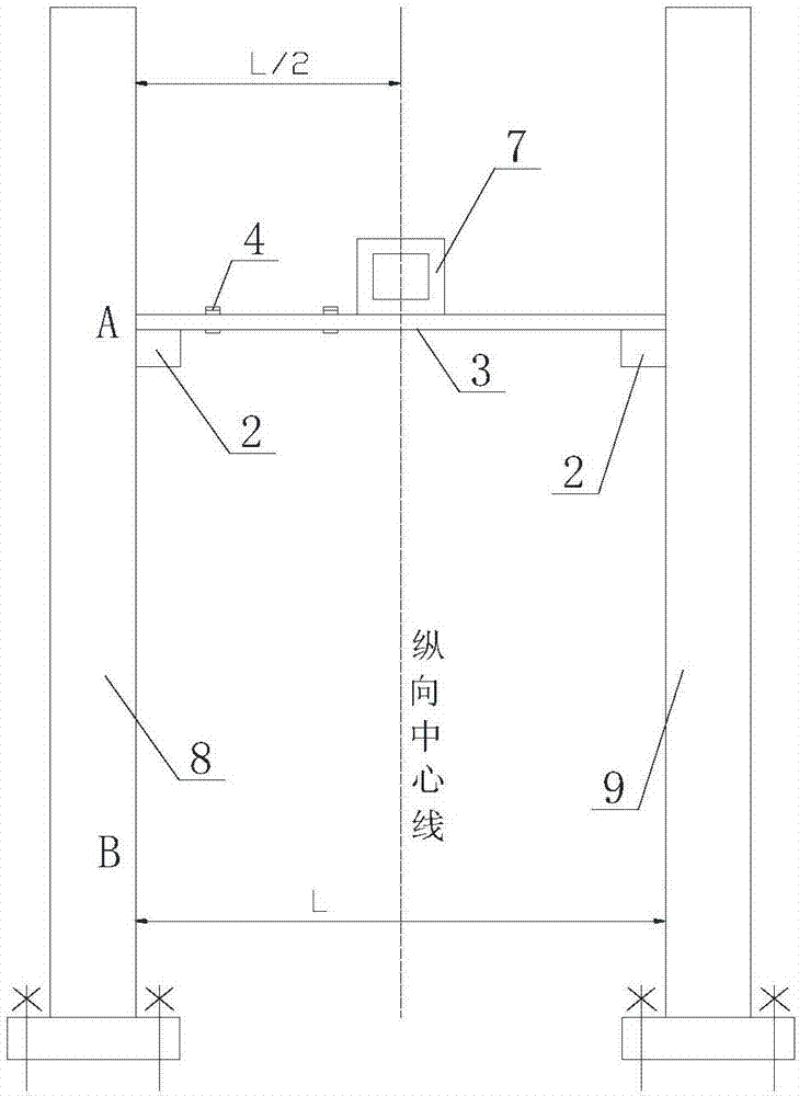 Alignment method of rolling mill house