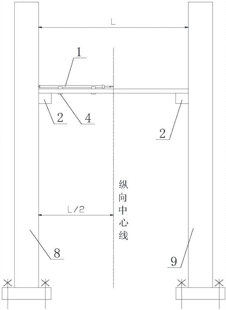 Alignment method of rolling mill house