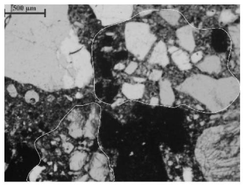 Method for analyzing development degree of inner seam of quartz grain