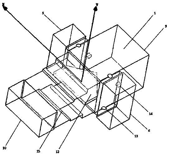 A q-band diaphragm type orthogonal mode coupler