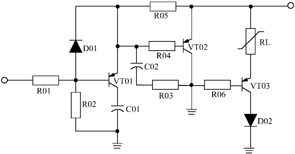 Voltage buffer type voltage bistable starting system used for electronic energy-saving lamps