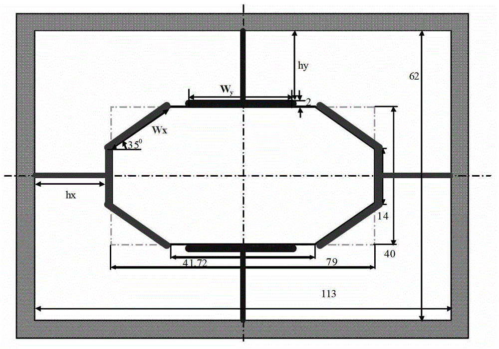 Strip type transverse quadrupole component exciter