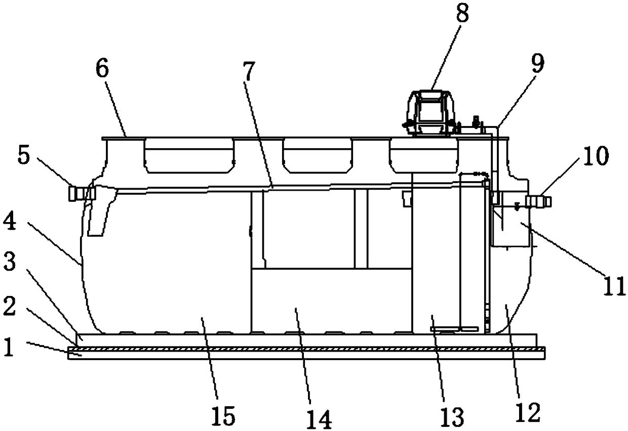 Novel integrated sewage treatment equipment