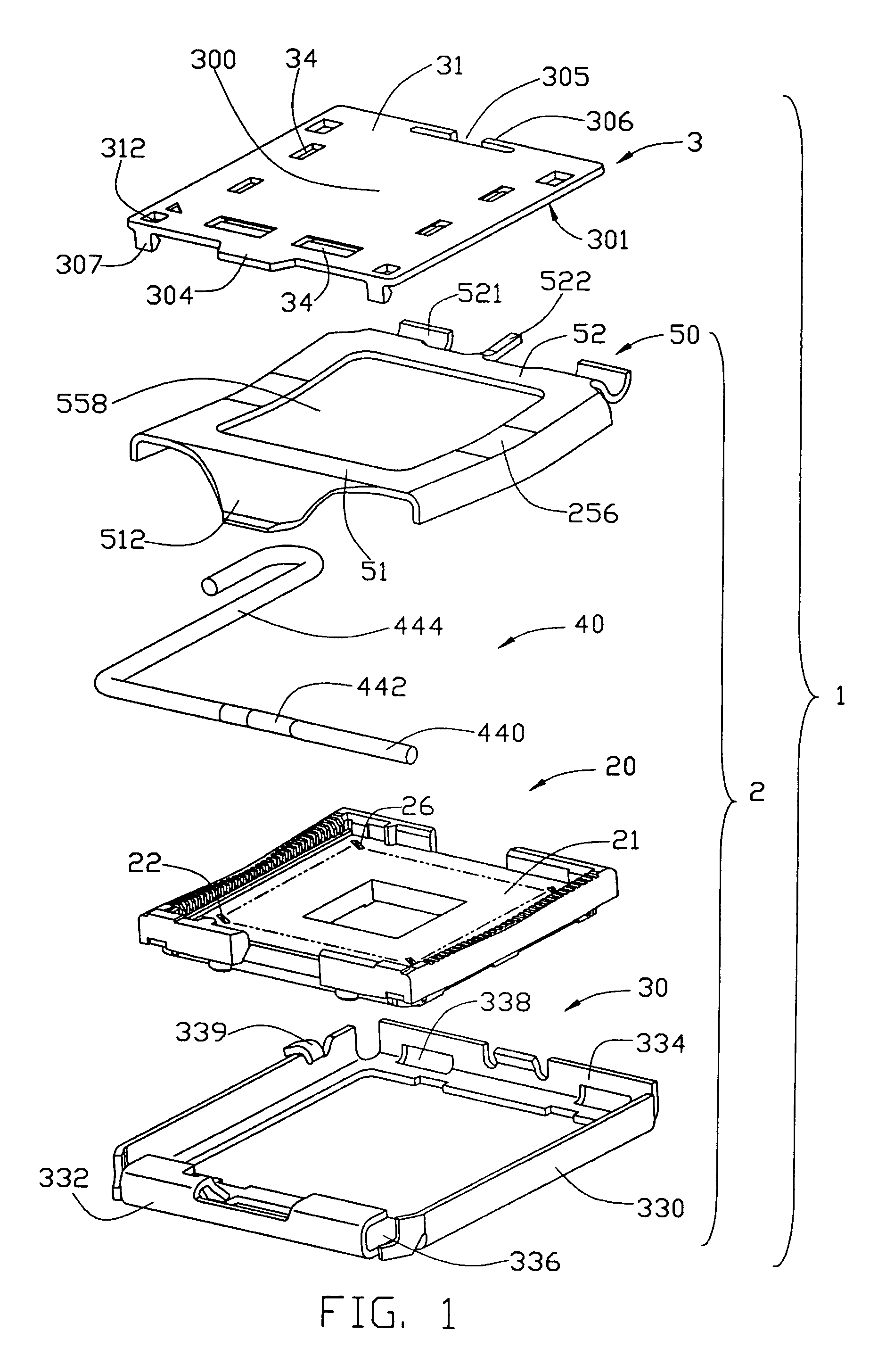 Electrical connector assembly with pick up cap