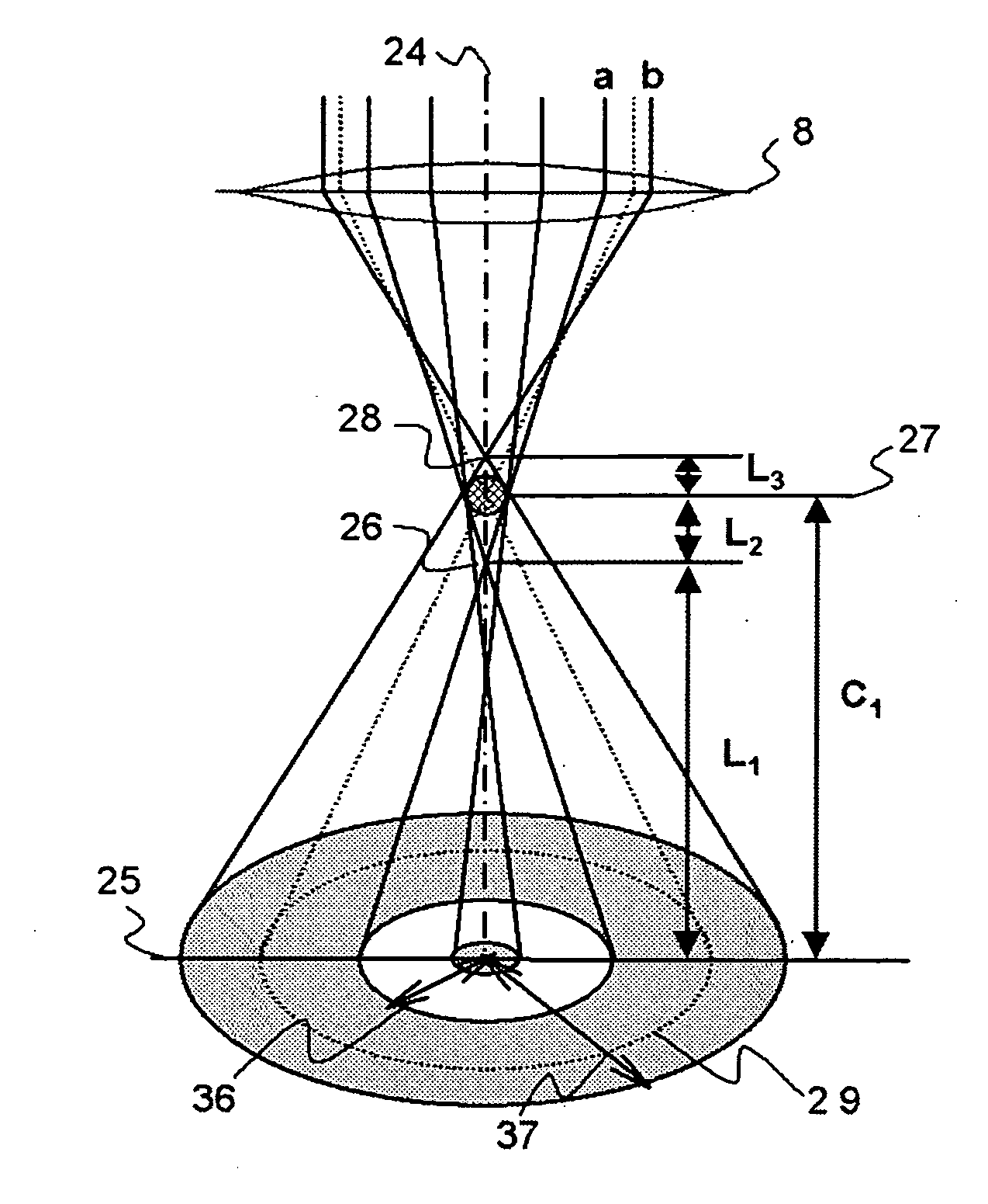 Apparatus and measuring method of aberration coefficient of scanning transmission electron microscope