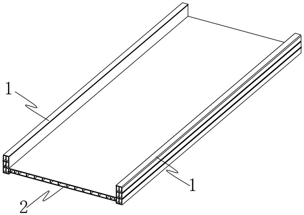 Floor heating bearing base plate structure