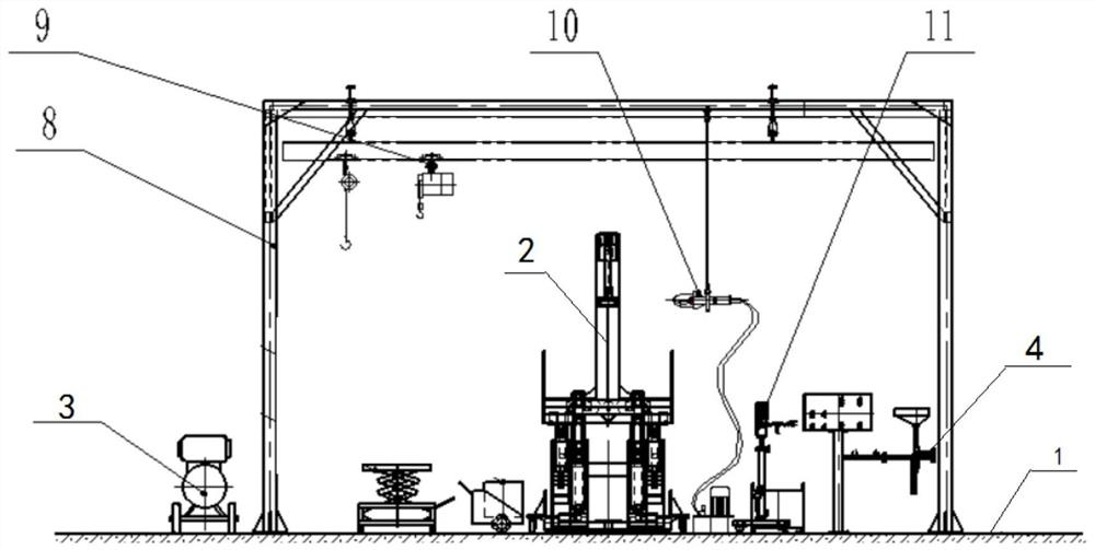 One-stop scraped car disassembling platform and disassembling method thereof