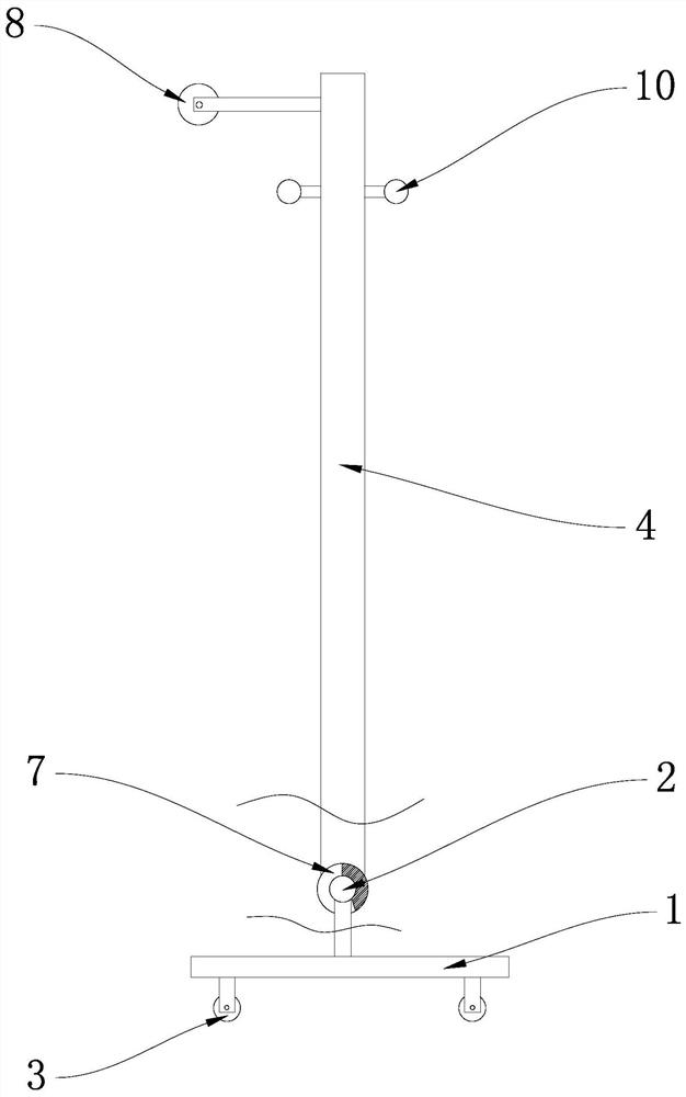 Paper taking and airing device for large-size Chinese art paper