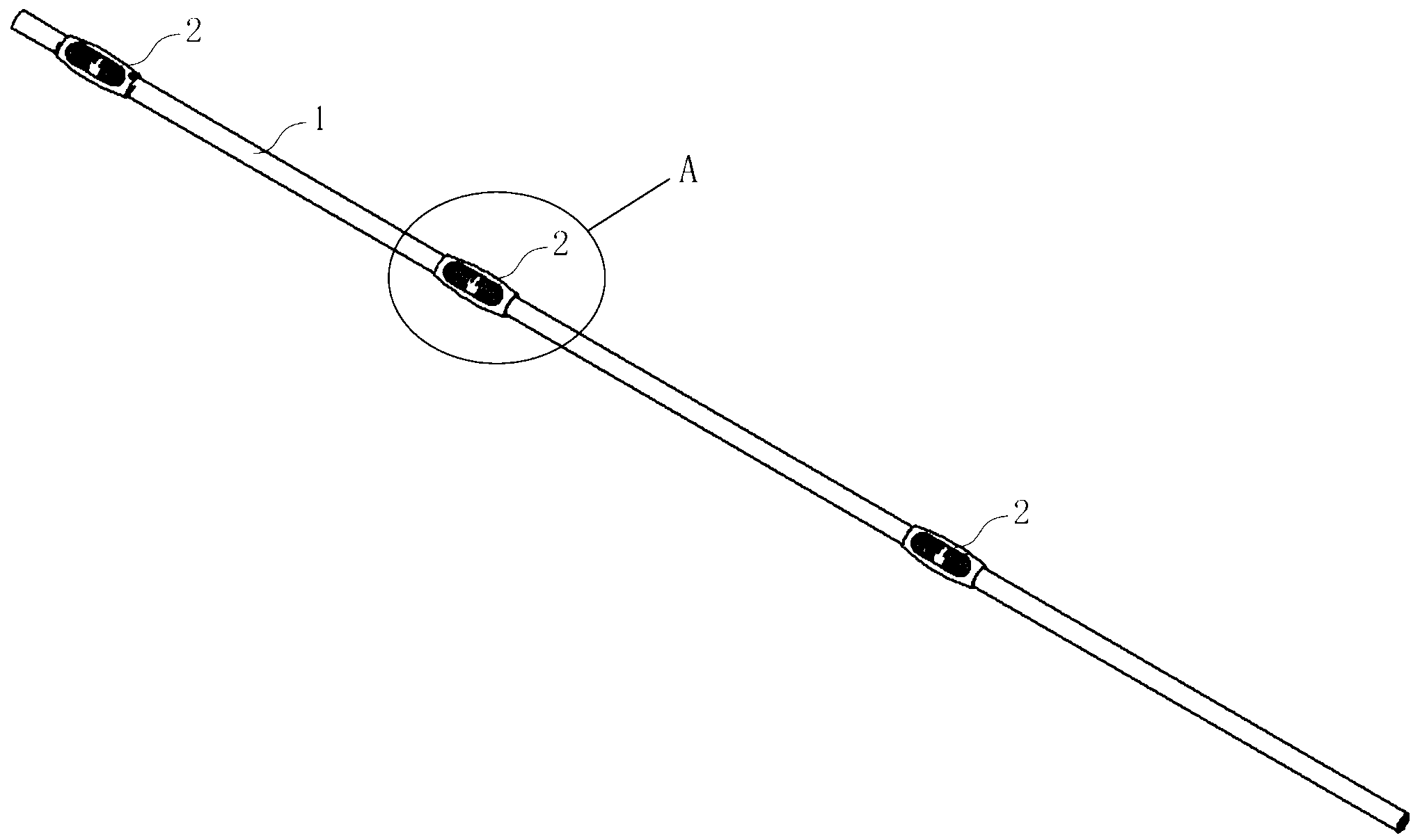 Anchor rod with external expanding devices