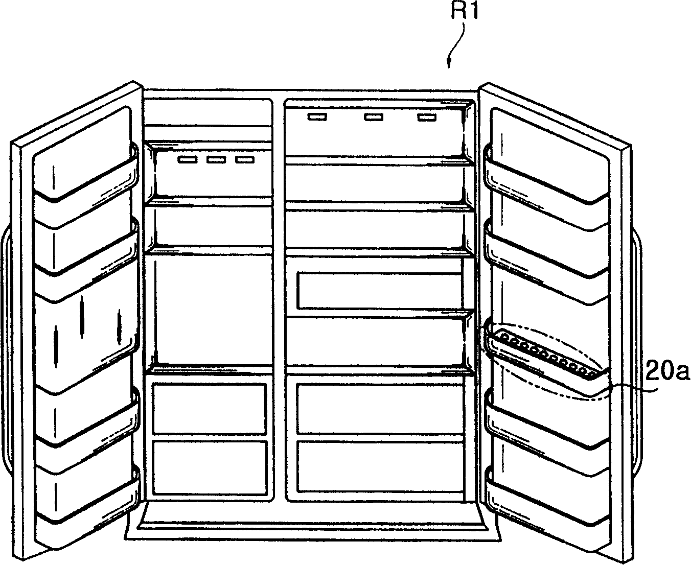 Automatic ordering foods type refrigerator and its operating method