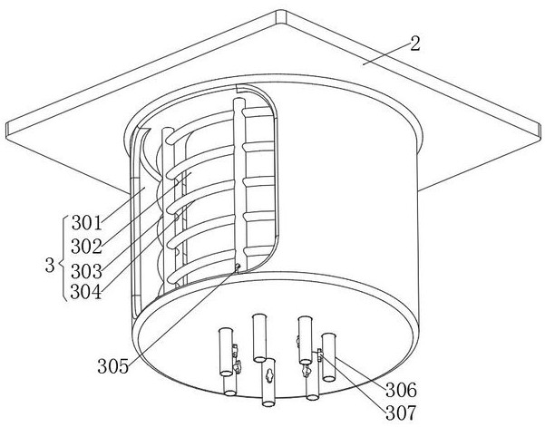 Intelligent grease anti-adhesion storage device with uniform heating function