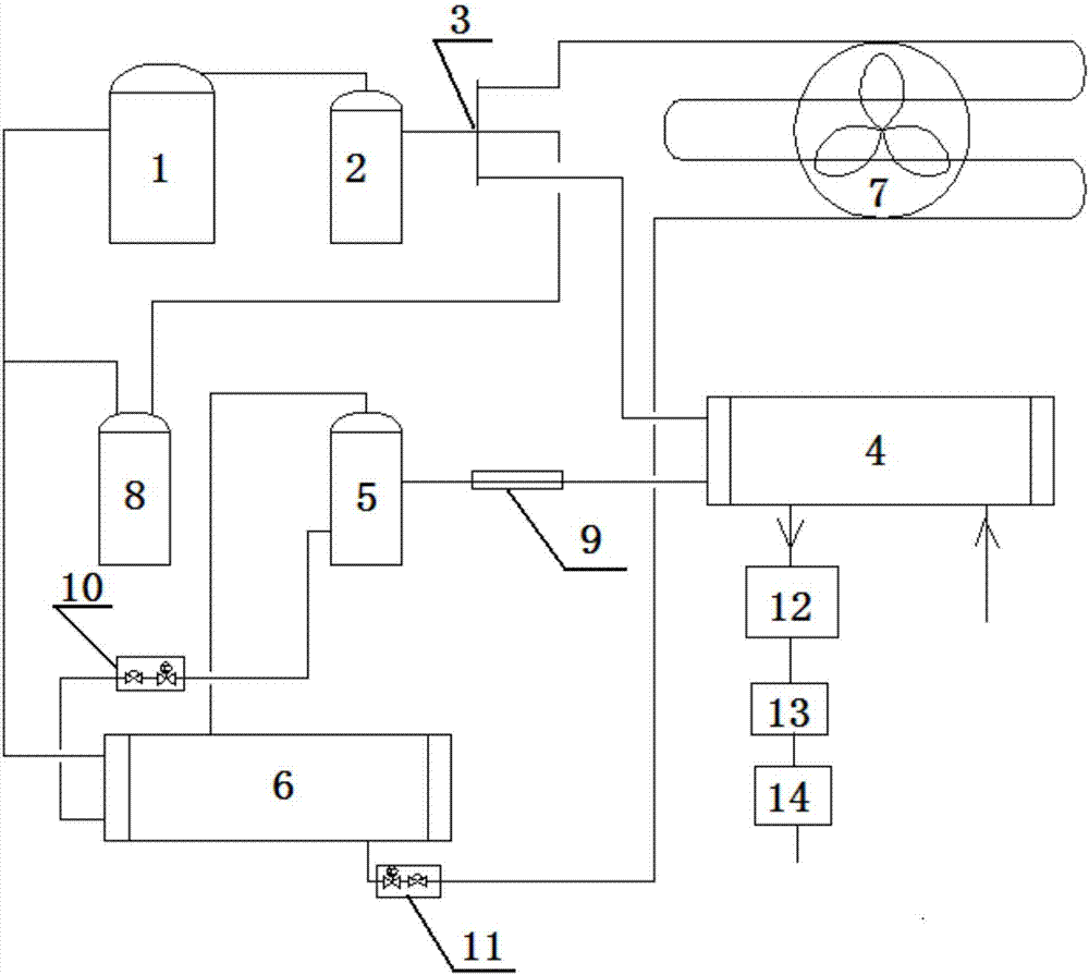 Air source heat pump heating system