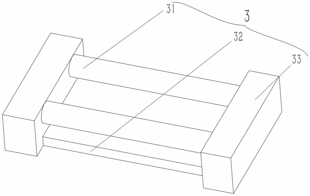 A micro-diameter inner arc glass tube electrode fine coating tool