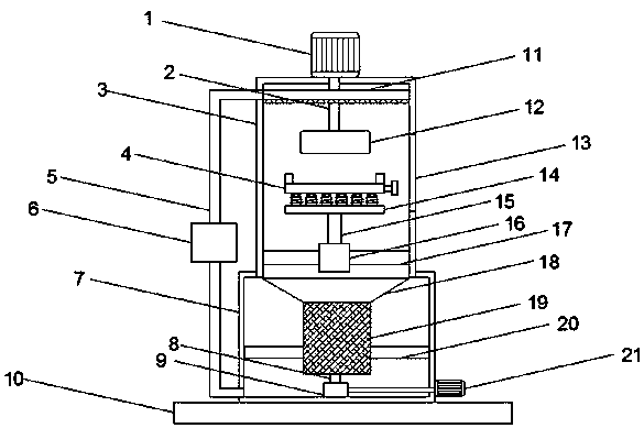 Grinding device for building materials