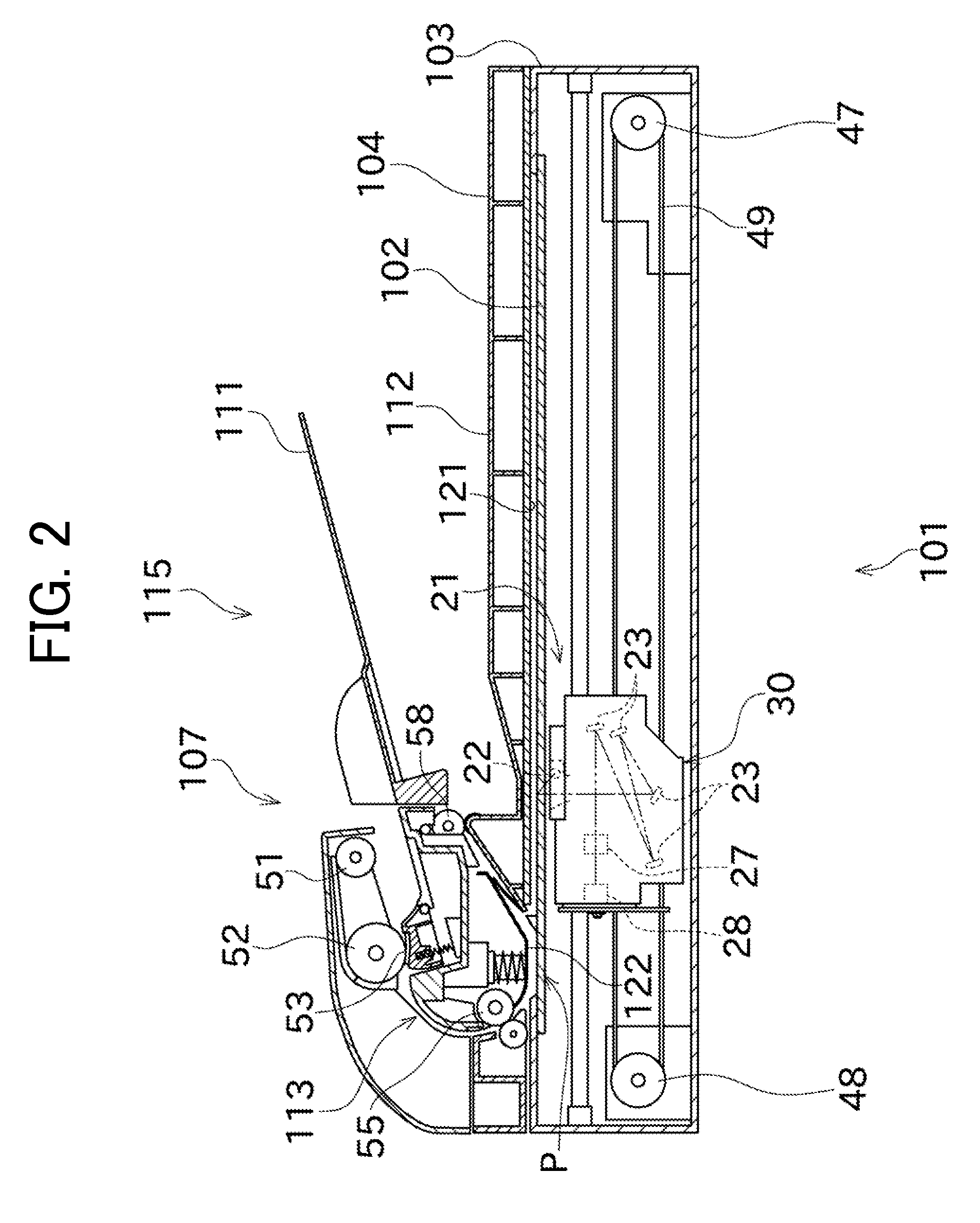 Image processing apparatus, image scanning apparatus, image processing method, and image processing program