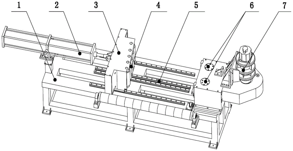 An H-shaped steel eccentric positioning clamping device