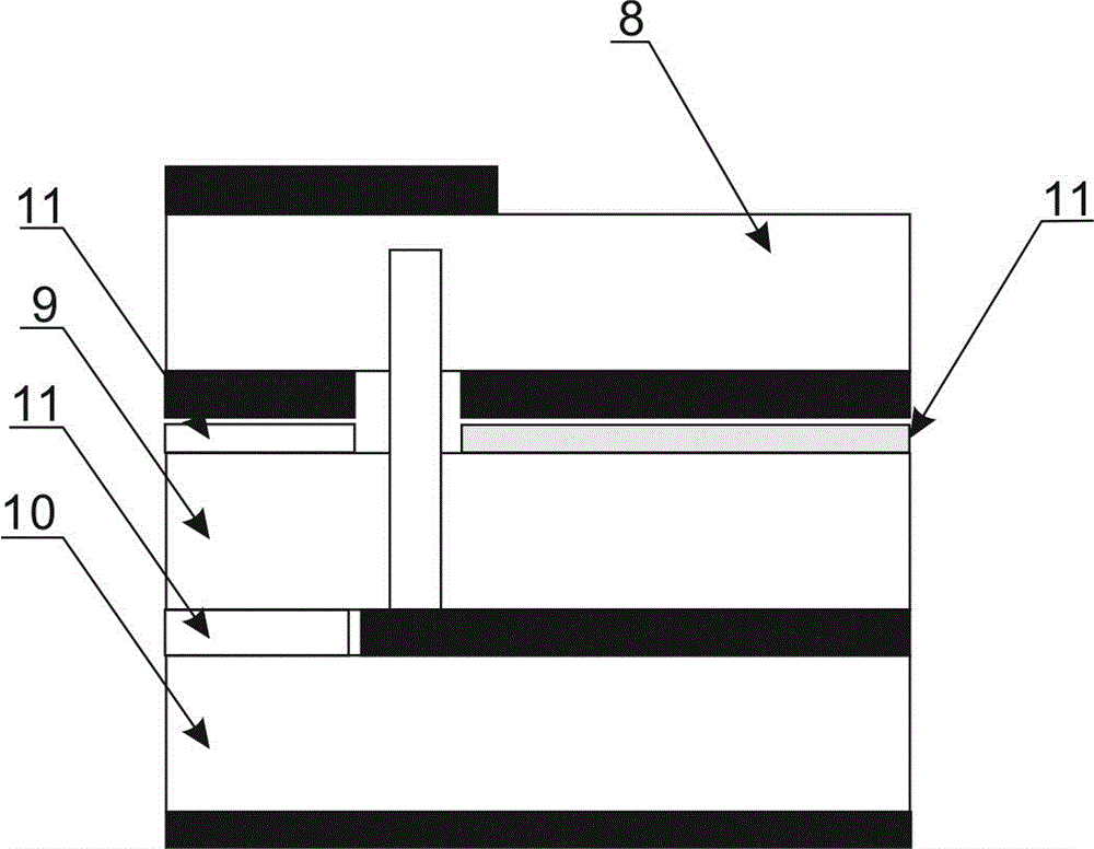 A method of making multi-layer microwave circuits using ceramic substrates