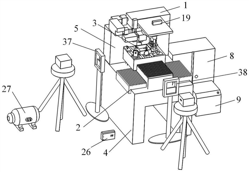 A multi-energy field assisted ultrashort pulse laser processing monitoring device and method