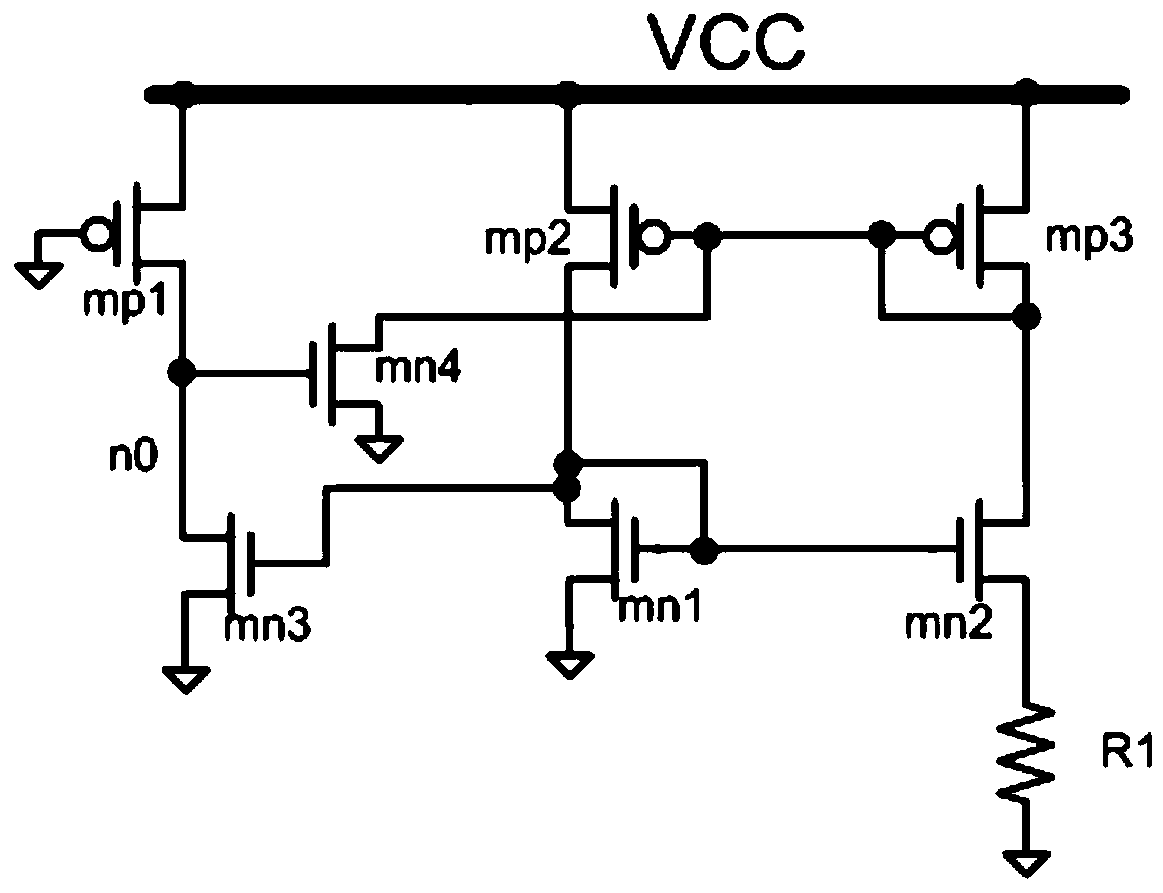 Current source starting circuit