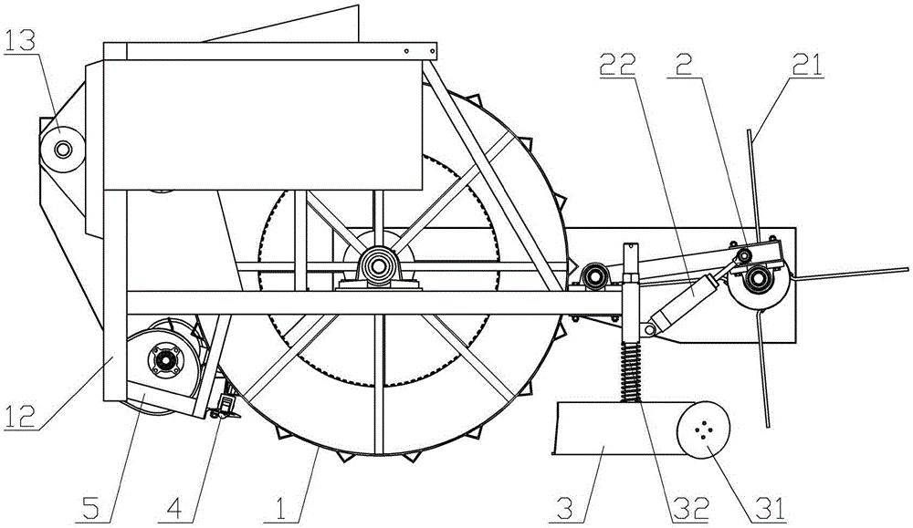 Harvesting platform and application thereof in seed melon harvesting equipment