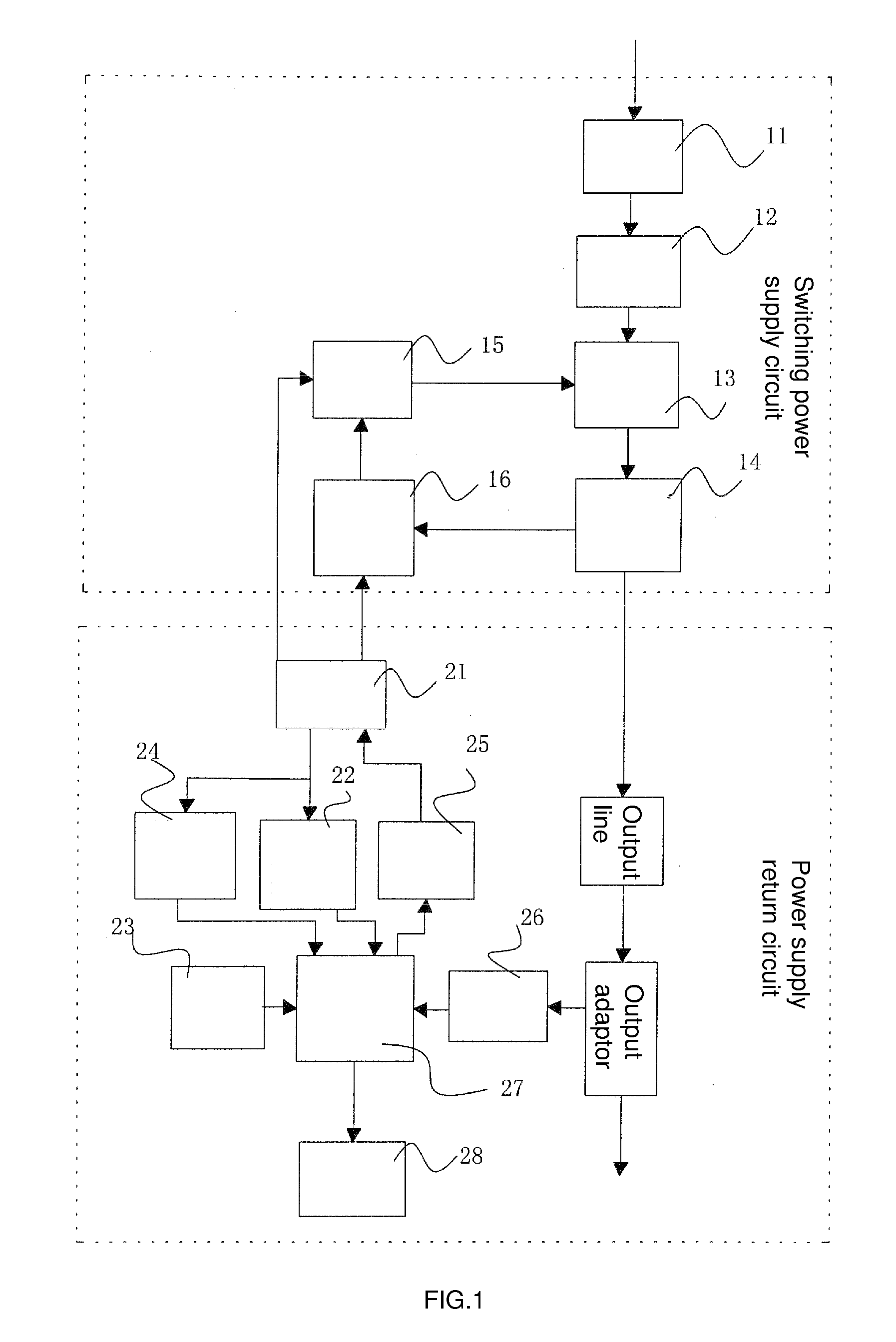 Electrical power adaptor with self-adjusting output voltage regulation