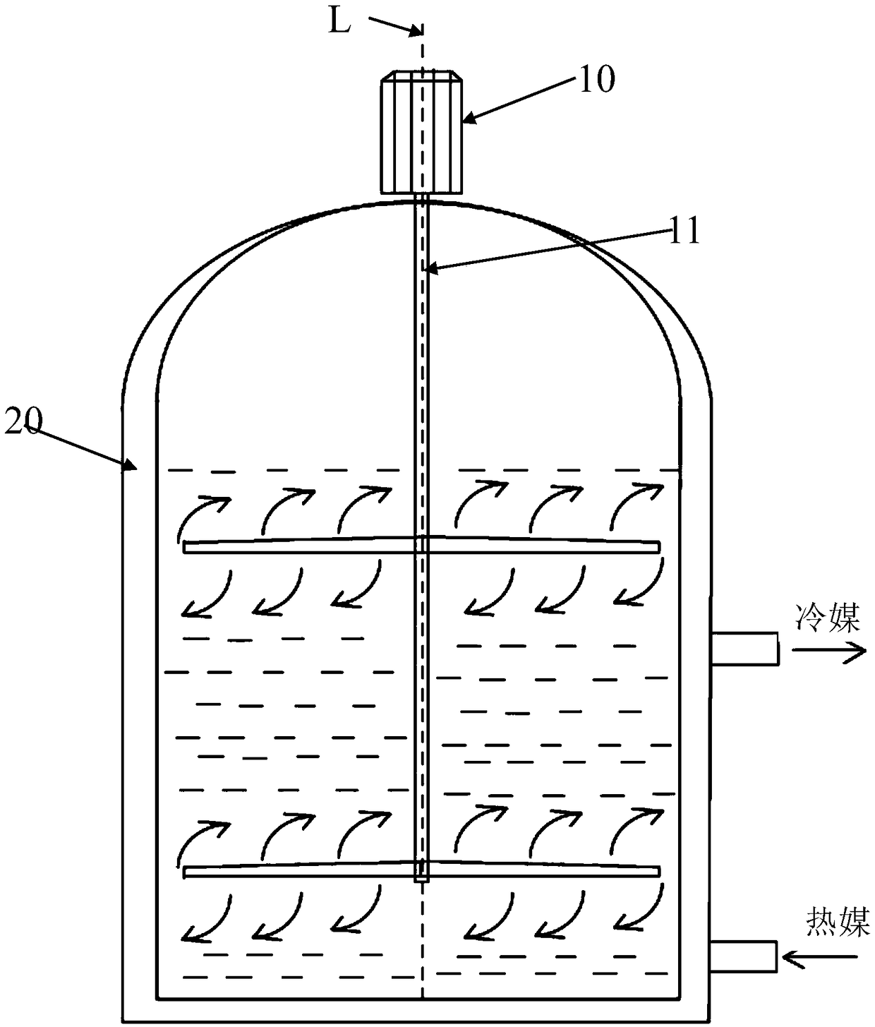 A high-efficiency dissolved oxygen stirrer for a fermentation tank and a fermentation tank
