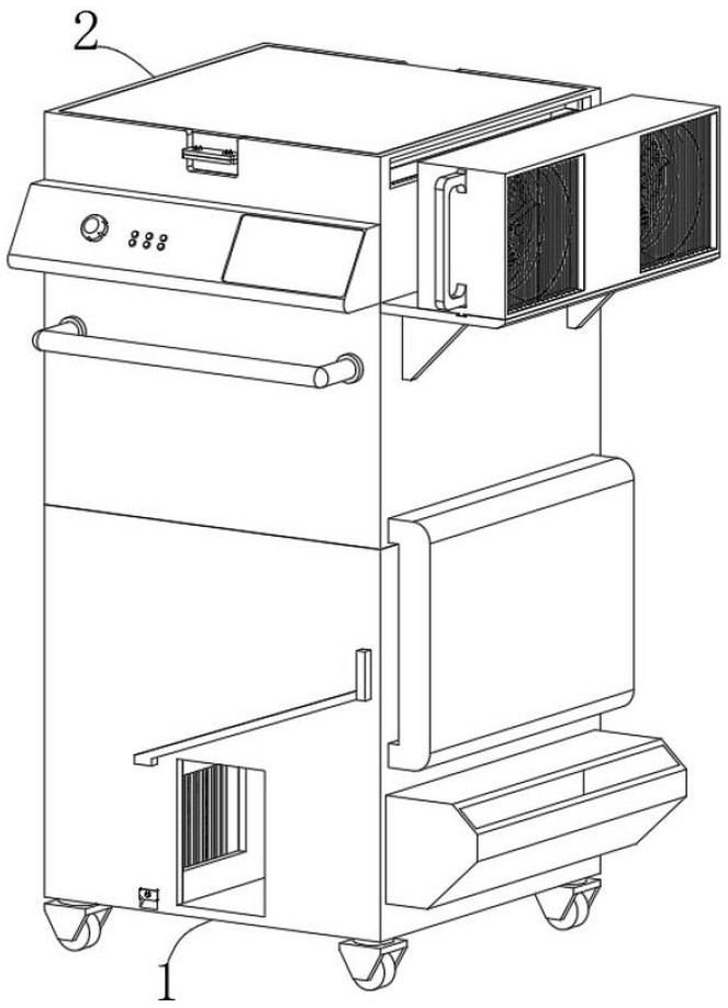 High-strength plastic intelligent dehumidifier