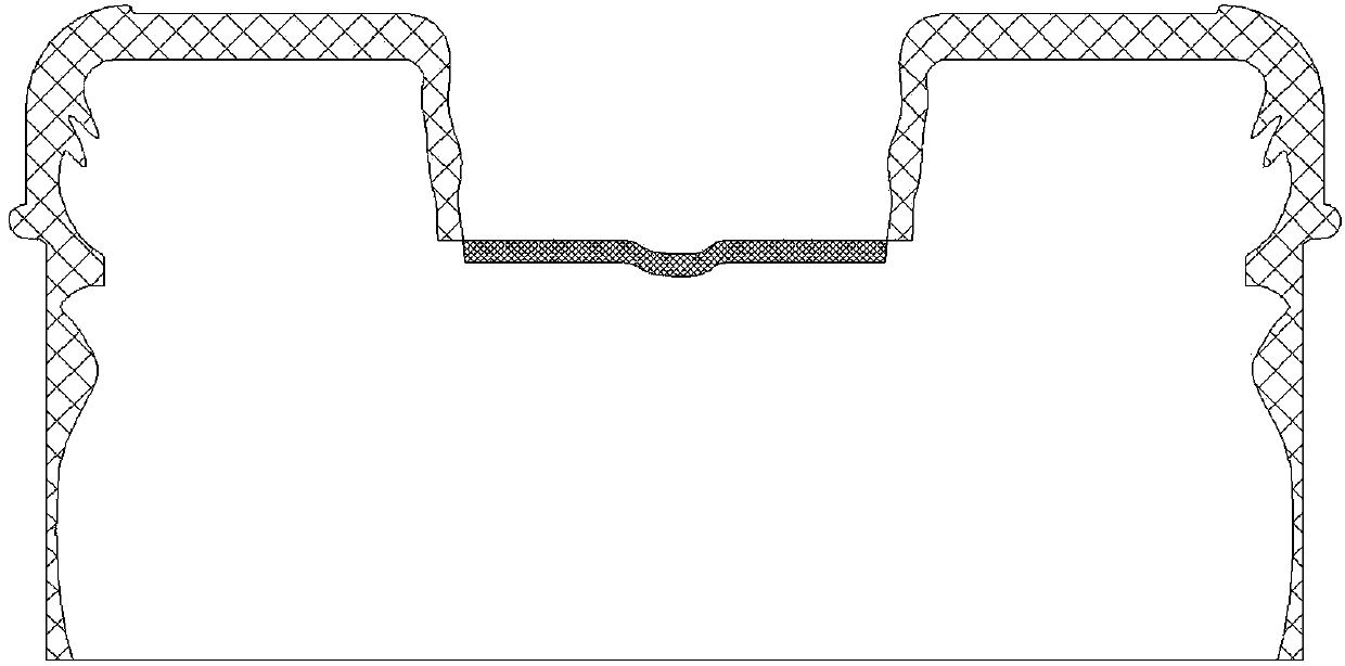 Anti-counterfeiting two-color cap and production method thereof