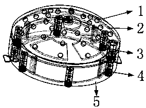 A compressed-air height-adjustable safety helmet for building construction