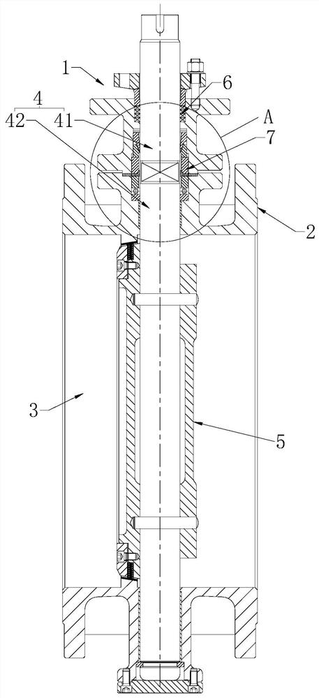 A high temperature molten salt pipeline valve