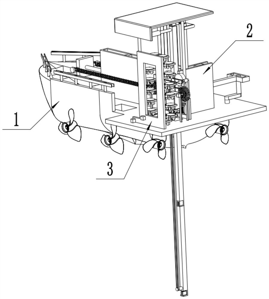 Shallow water area water sample collection system