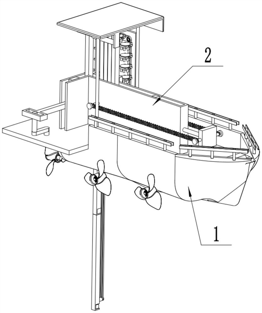 Shallow water area water sample collection system