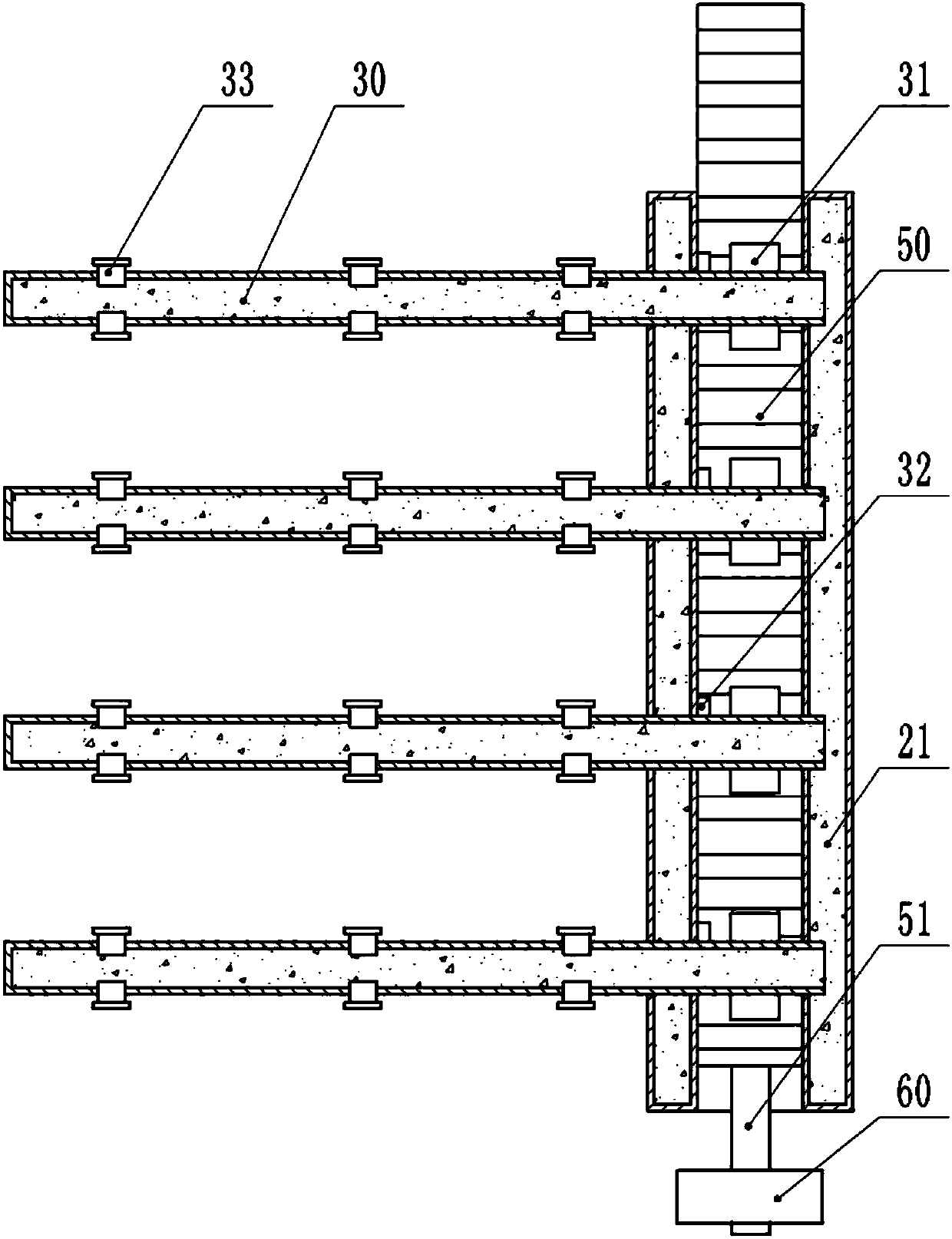 Core pulling process for light weight wallboard