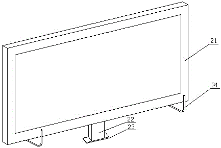 Computer monitor with dust cover and function of storing articles