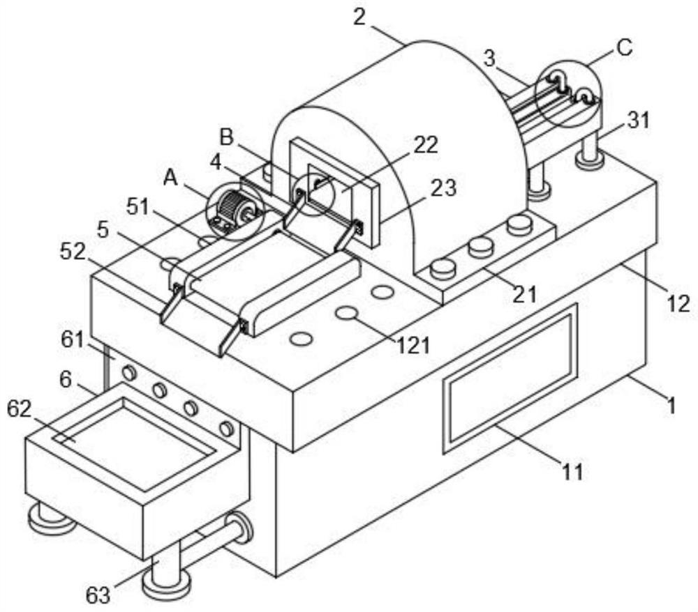 Protection device of thread rolling machine