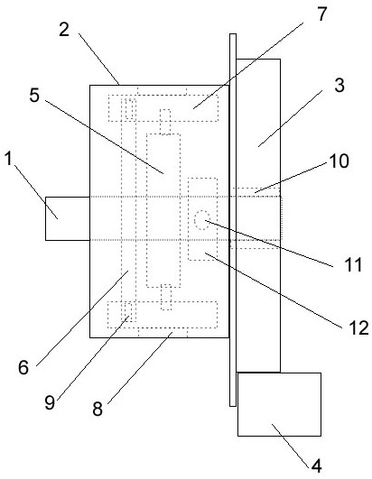 Braking system for vertical axis wind turbine and wind turbine