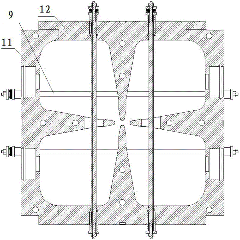 Brazing Method of π Die Rod in Four-Wing RF Quadrupole Field Accelerator Cavity by Hydrogen Furnace