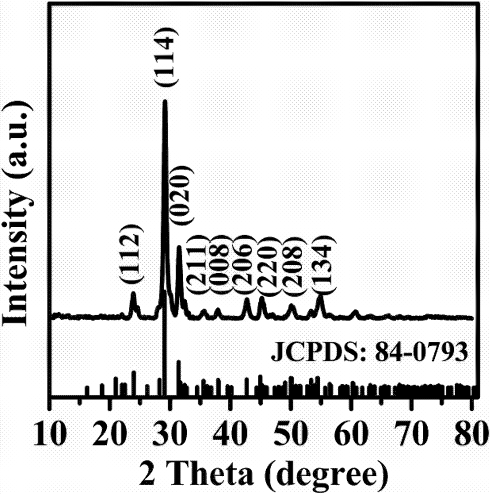 Preparation method of Bi3O4Br single crystal nano-ring photocatalytic material in square hole-shaped structure