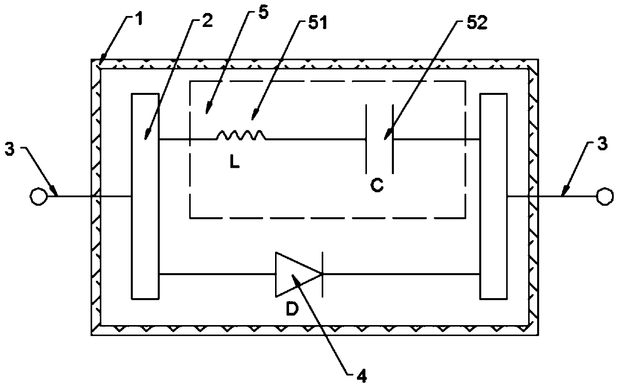 Special protection circuit in silicon carbide diode chip