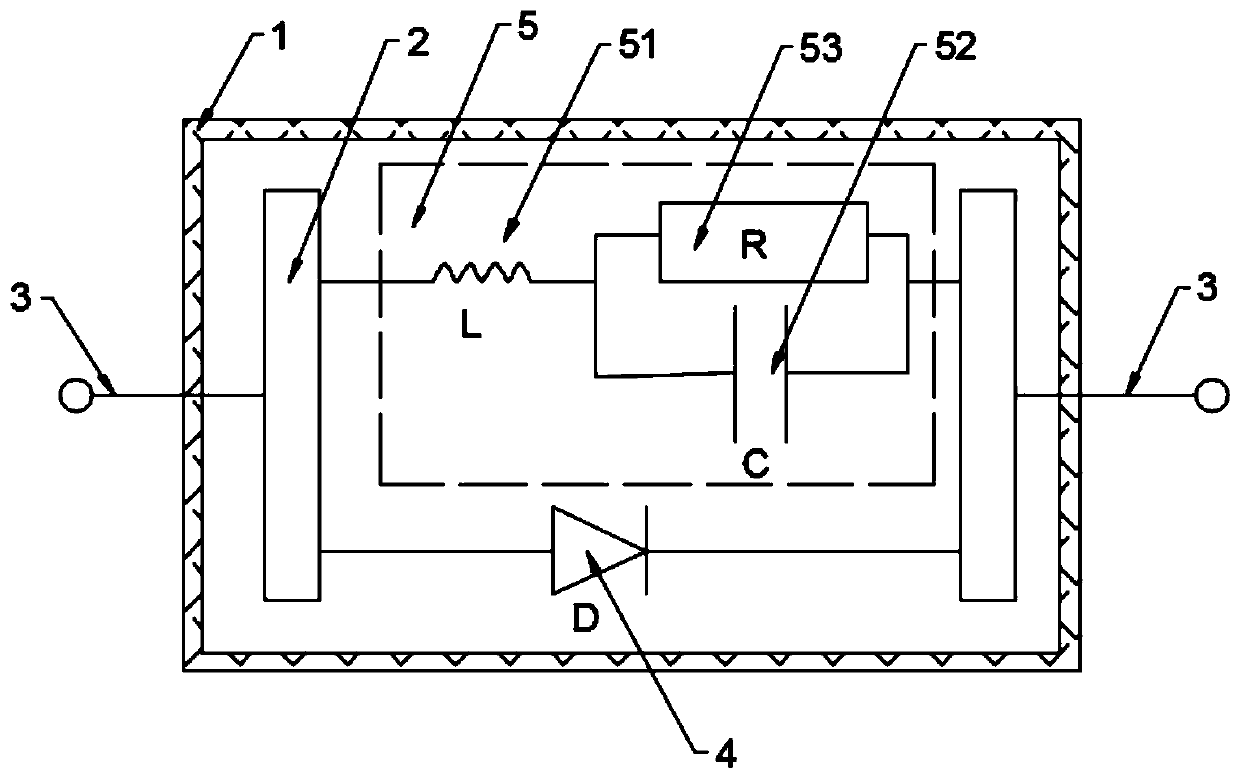 Special protection circuit in silicon carbide diode chip