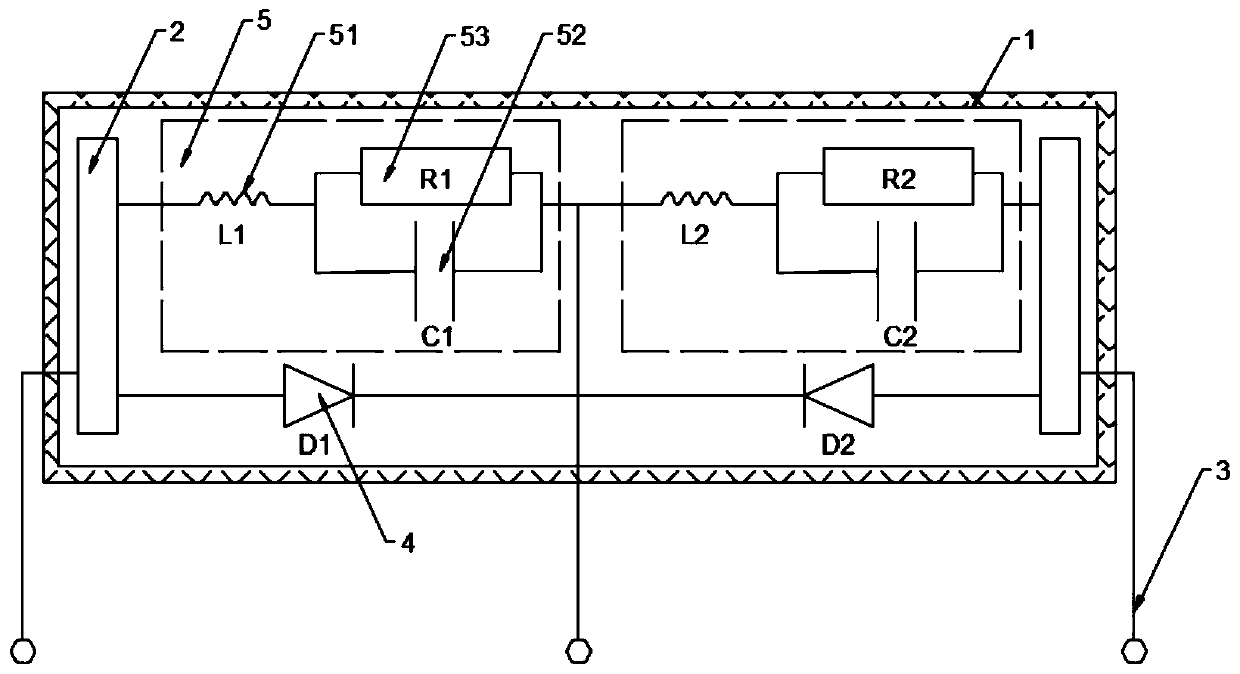 Special protection circuit in silicon carbide diode chip