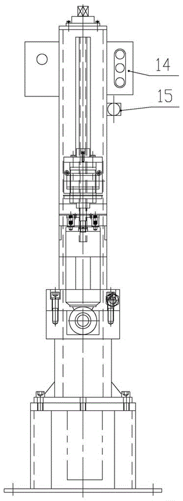 A workpiece cover disassembly machine