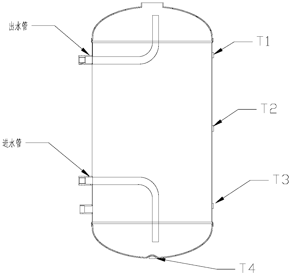 Air source water heater and its heating control method and device