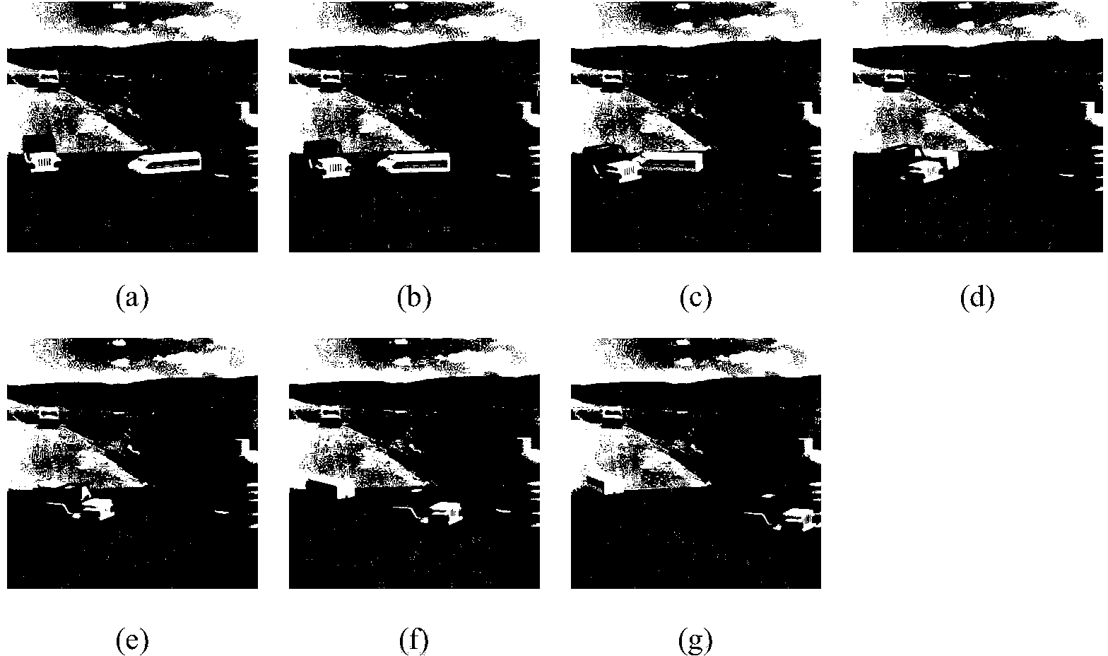 Method for detecting salient regions in sequence images based on improved visual attention model