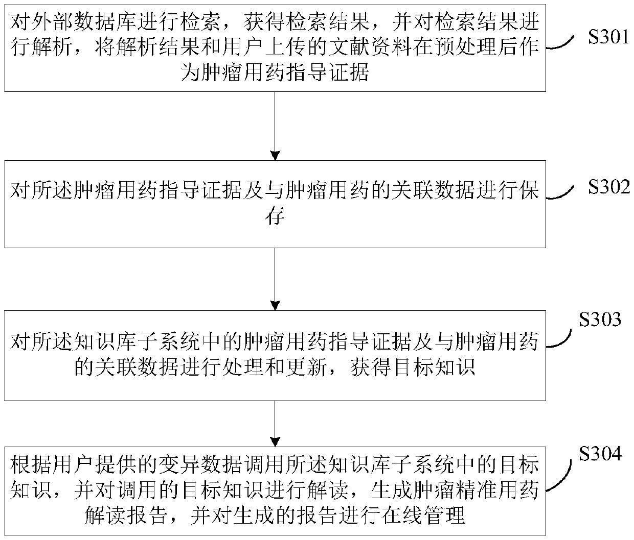 Tumor accurate medicament taking interpretation system and method thereof