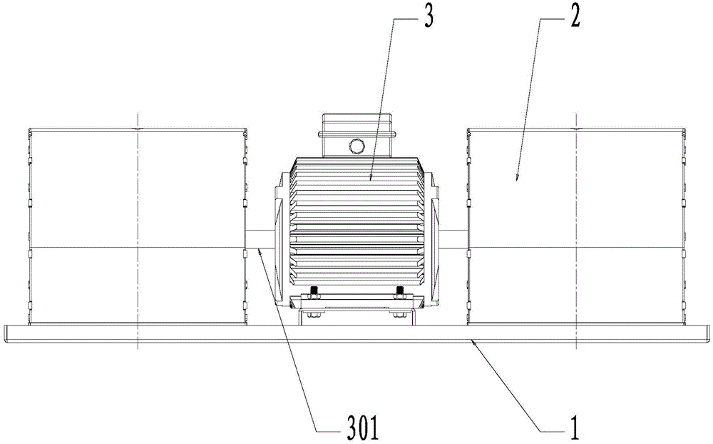 Centrifugal fan with vane guide grooves for noise reduction